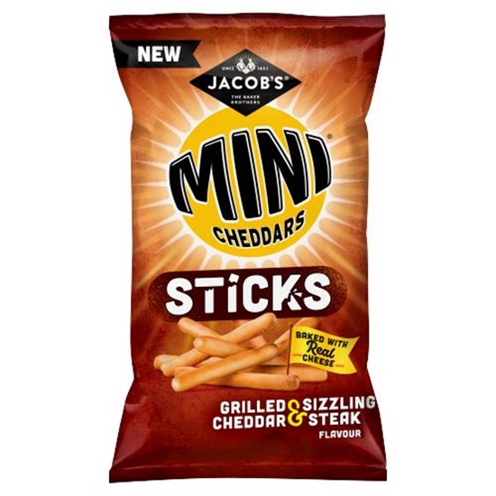 Picture of MINI CHEDDARS GRILL STICKS 150 GR